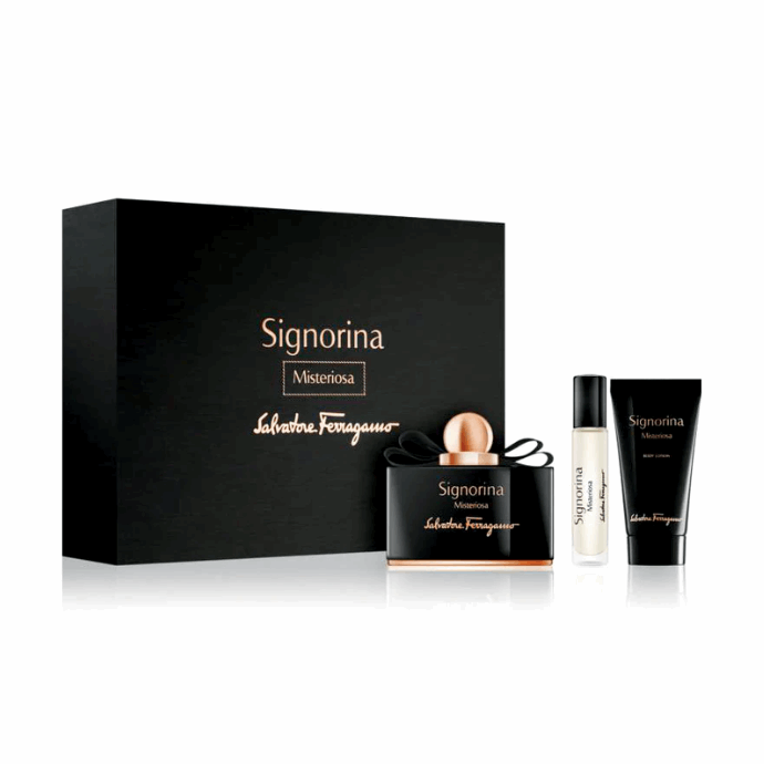 Salvatore Ferragamo Signorina For Women Set EDP 100Ml+EDP 5Ml+Body Lotion 50Ml