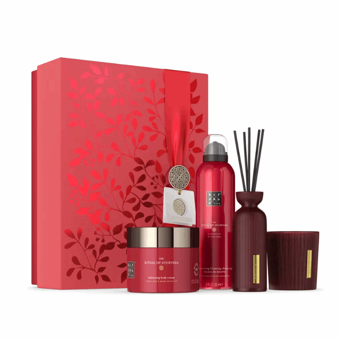 The Ritual of Ayurveda Set Shower Gel 200Ml+Body Mist 50Ml+Bodt Cream 200Ml+Fragrance Sticks 50Ml