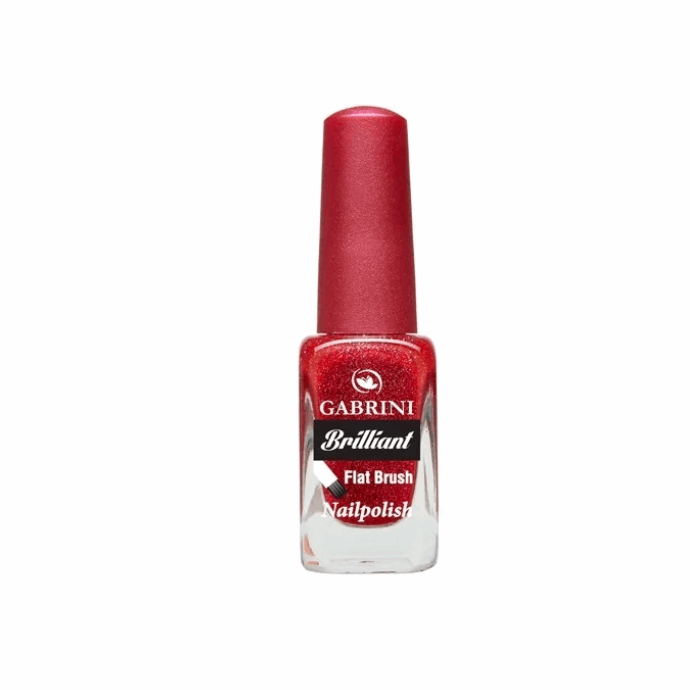 Gabrini Brilliant Flat Brush Nail Polish