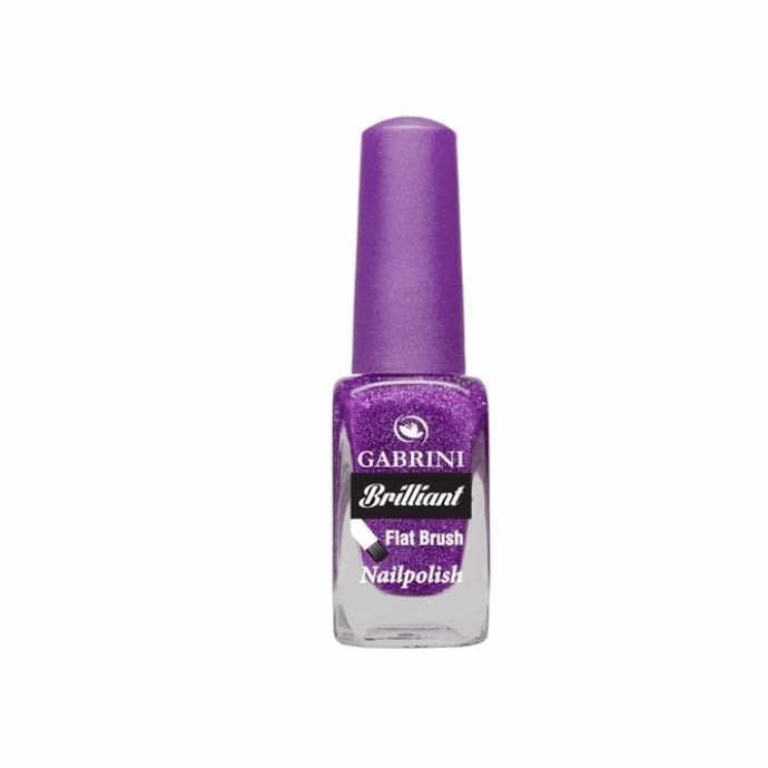 Gabrini Brilliant Flat Brush Nail Polish