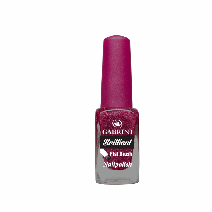 Gabrini Brilliant Flat Brush Nail Polish