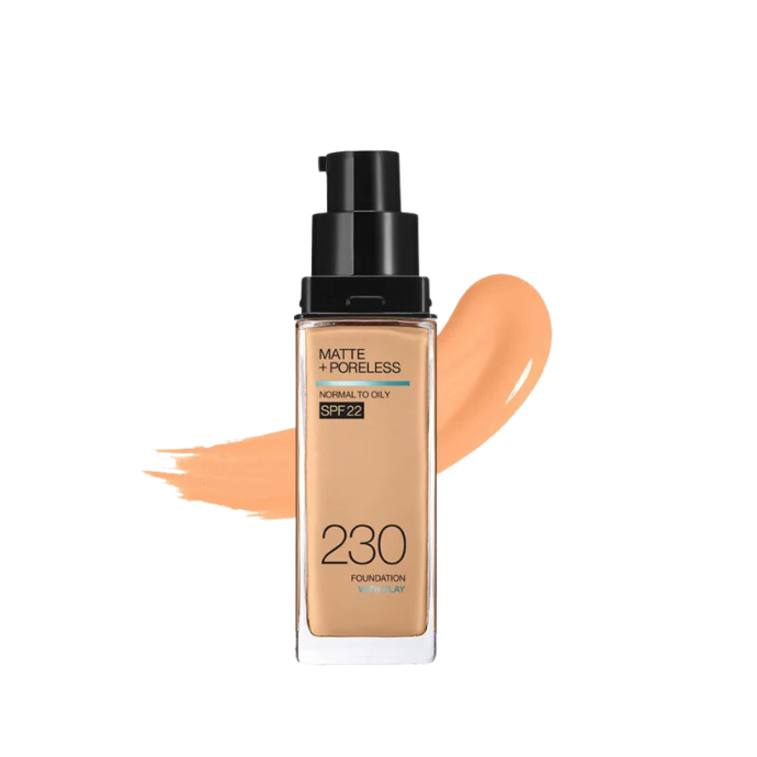 Maybelline Fit Me Foundation Matte and Poreless 230 Natural Buff.