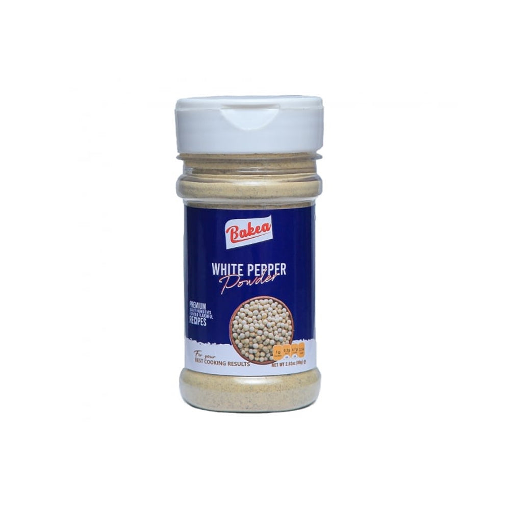 Bakea White Pepper 80gm - Snapcart.pk