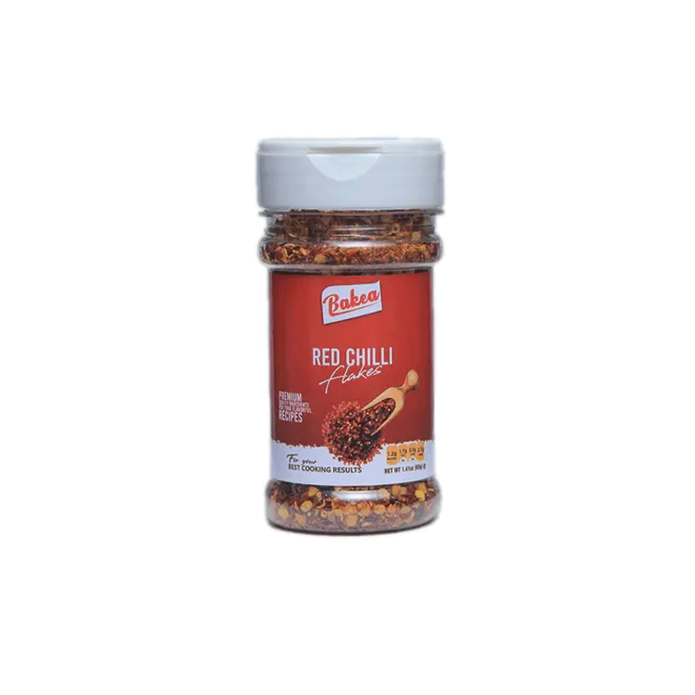 Bakea Red Chilli Flakes 60g - Snapcart.pk