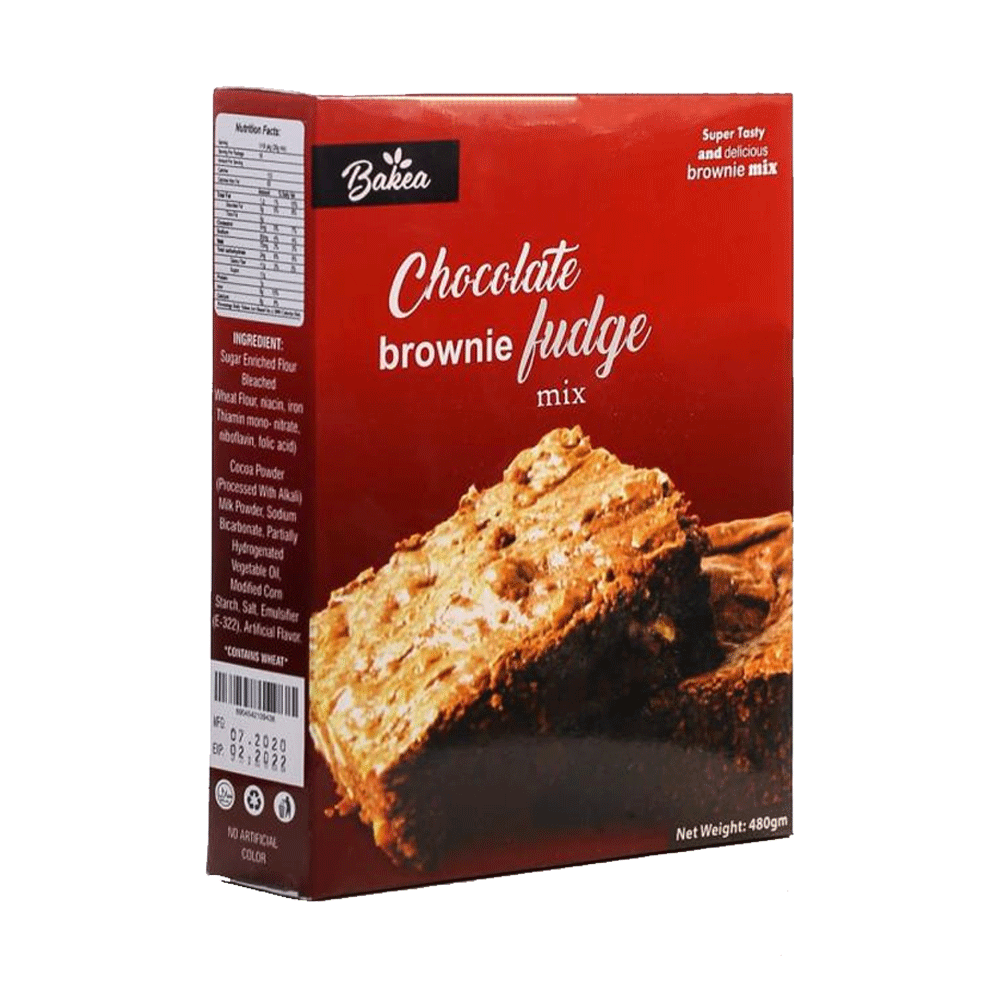 Bakea Chocolate Fudge Brownie Mix 480g
