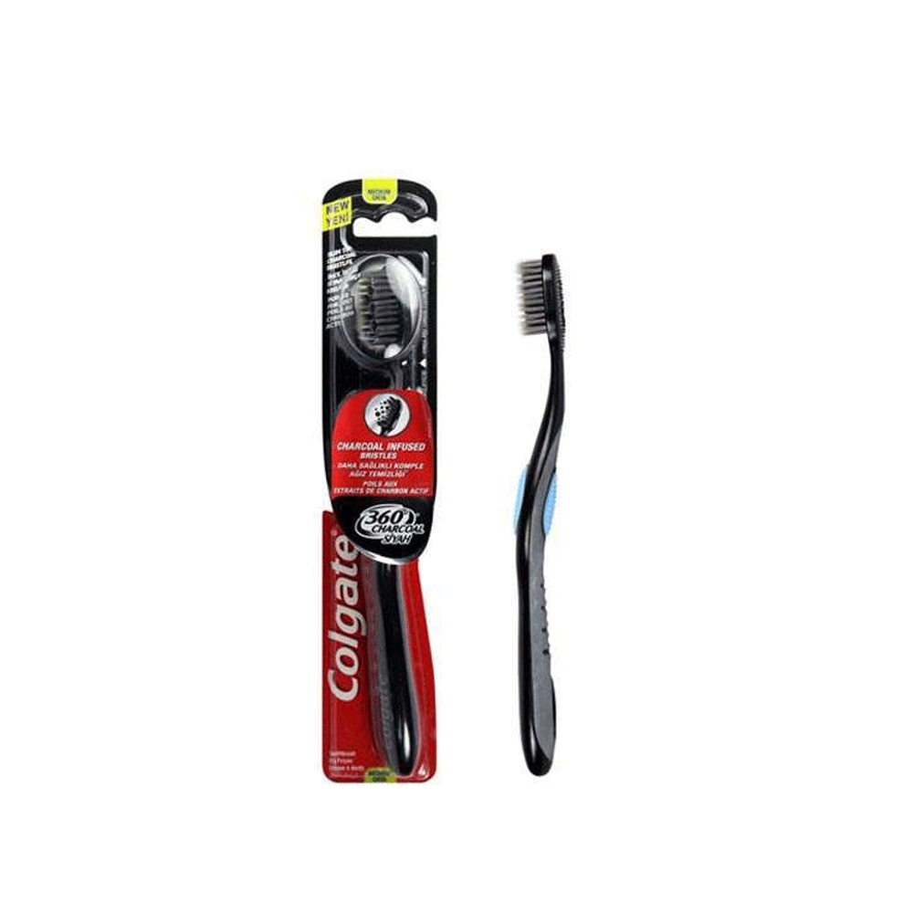 Colgate Tb 360charcoal Infused Medium Colgate
