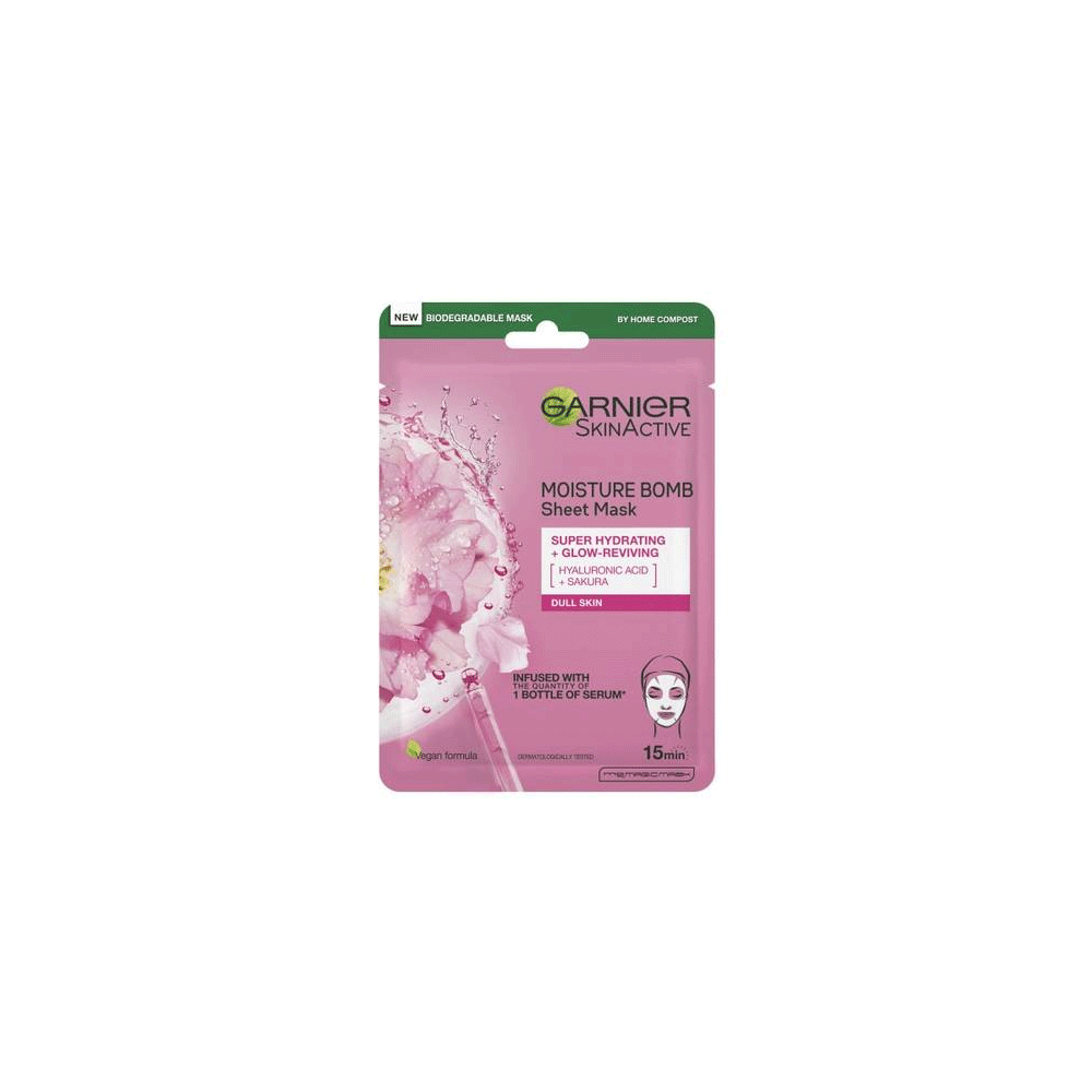 Garnier Hydra Bomb Sheet Mask Sakura 28g - Snapcart.pk