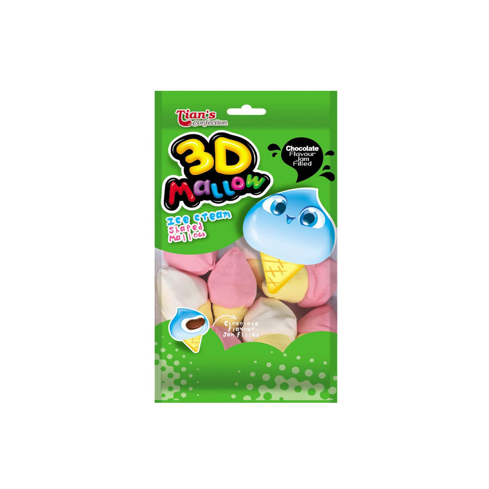 Tian's 3d Mallow Ice Cream Marshmallow 100g - Snapcart.pk