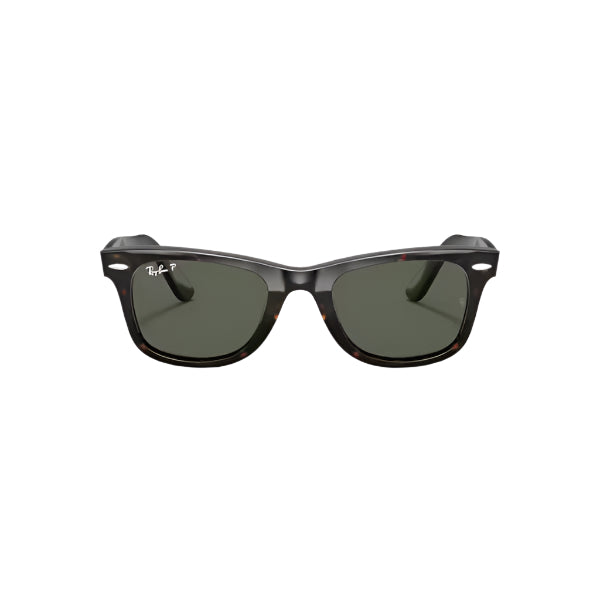 Ray-Ban RB2140 902/58 Tortoise Green Polarized Wayfarer – 50mm