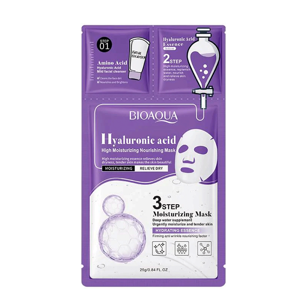 Bioaqua 3 Step HA Sheet Mask – Snapcart.pk