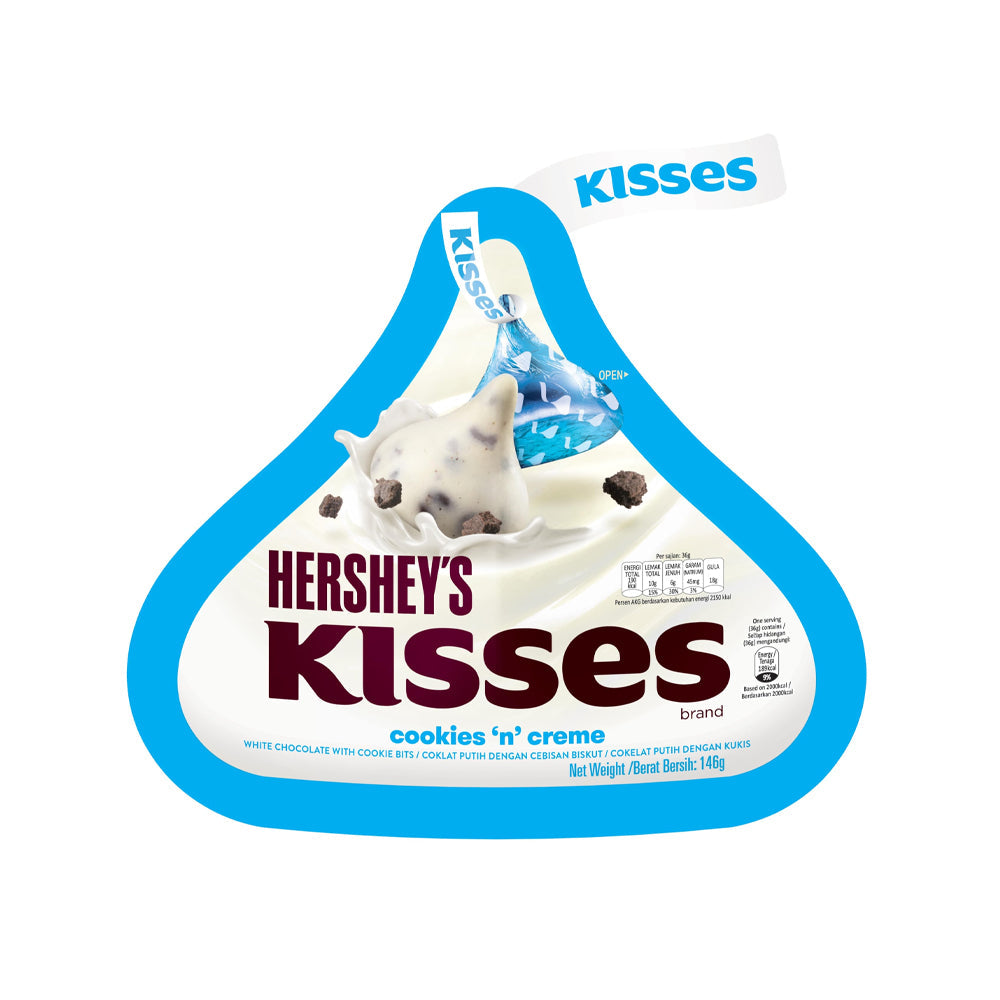 Hersheys Kisses Cookies N Creme 146gm - Snapcart.pk