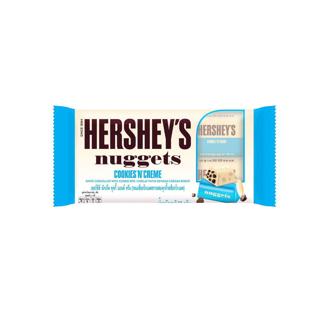 Hersheys Nuggets Cookies N' Creme Chocolate 56g - Snapcart.pk