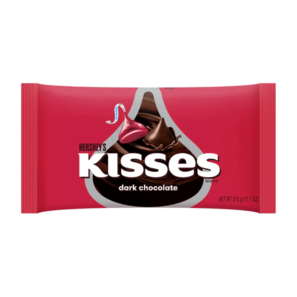 Hersheys Kisses Dark Chocolate 315g