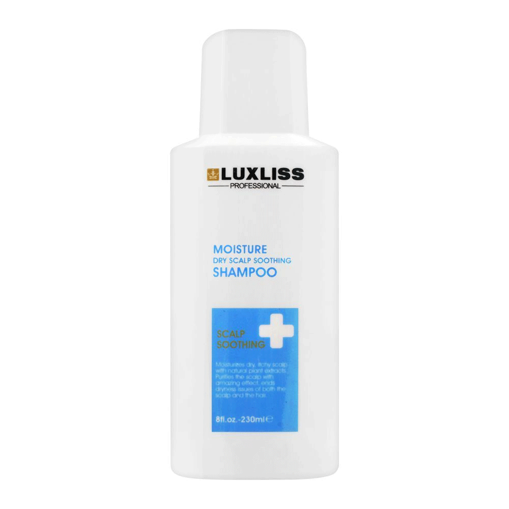 Luxliss Moisture Dry Scalp Soothing Shampoo 230ml - Snapcart.pk