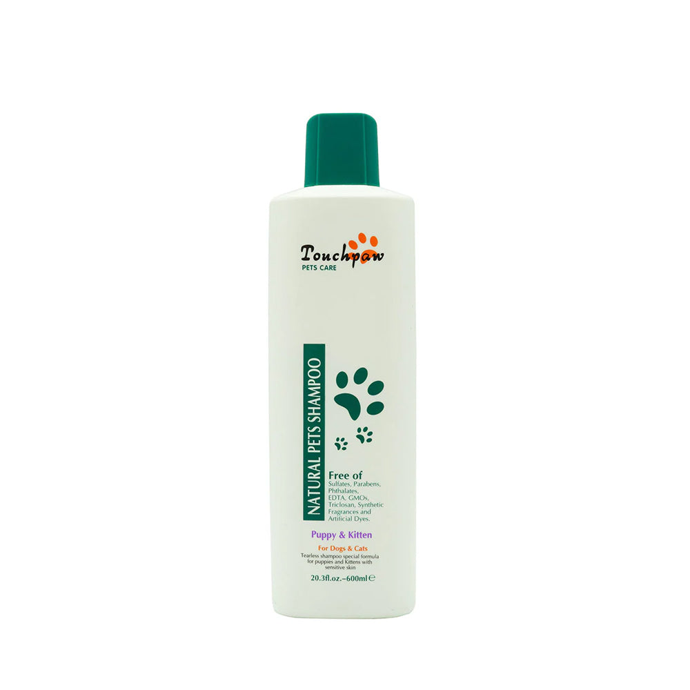 Touchpaw Natural Pets Shampoo For Dog & Cat Puppy & Kitten 600ml