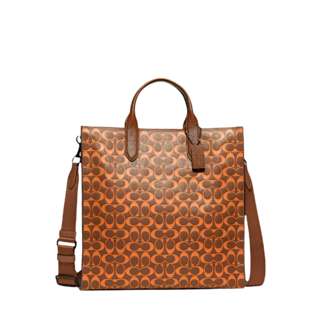 Coach Gotham Tall Tote 24 Signature Leather Bag - CA184