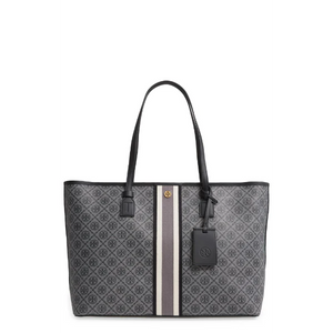 Tory Burch Large T-Monogram Coated Canvas Black -TB81964