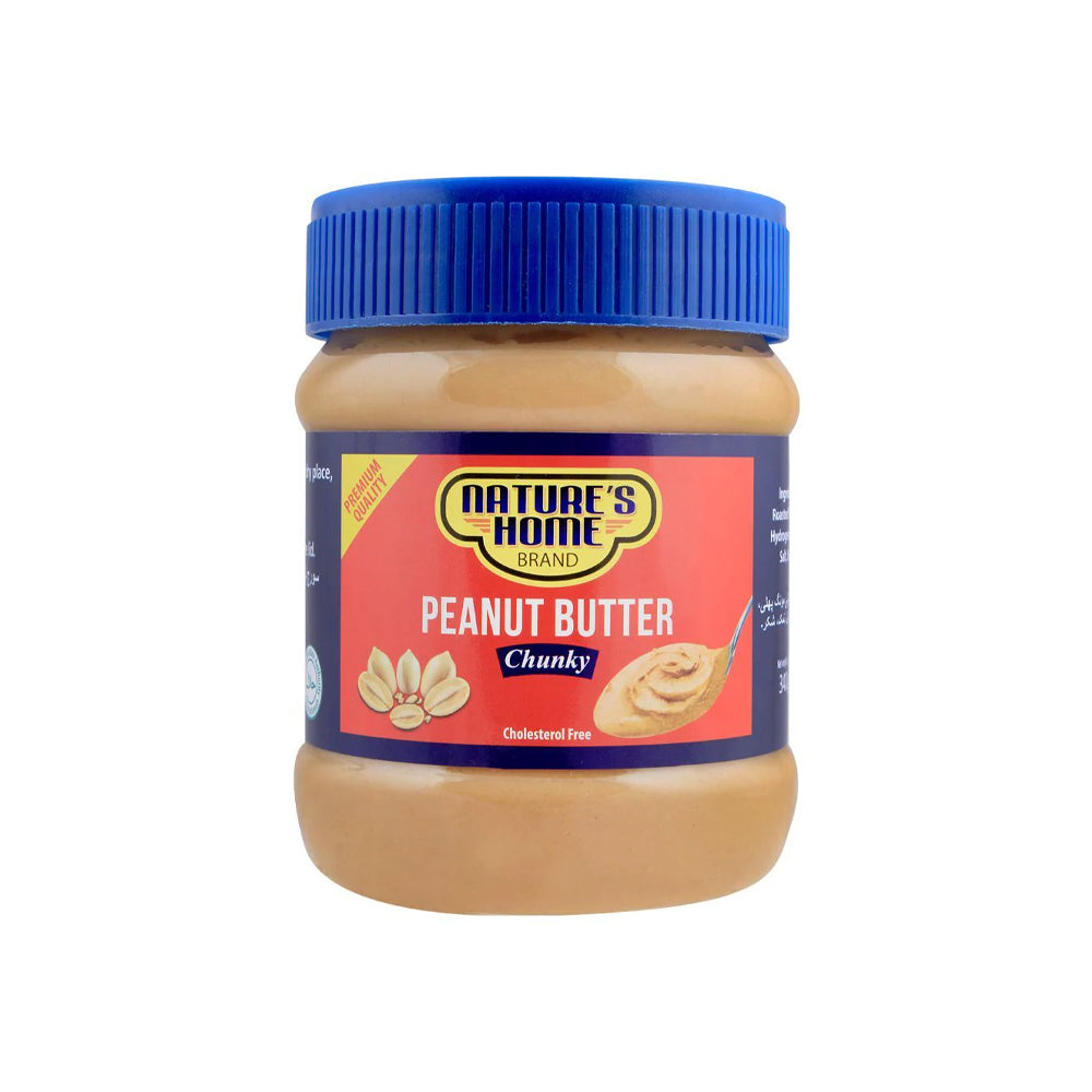 Nature's Home Peanut Butter Chunky 340g - Snapcart.pk