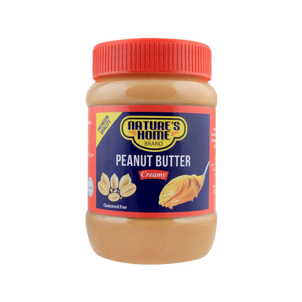 Nature's Home Peanut Butter Creamy 510g - Snapcart.pk