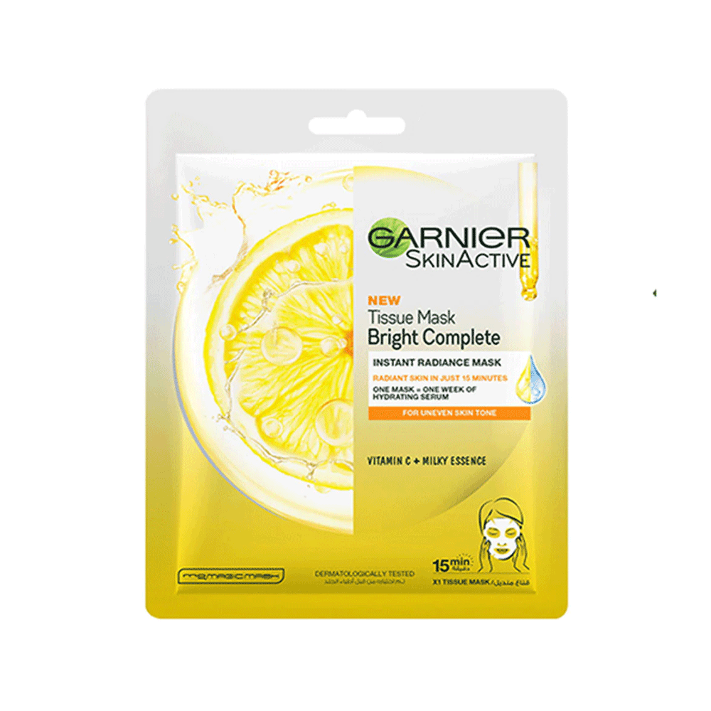 Garnier Bright Complete Vitamin C Tissue Mask 28g