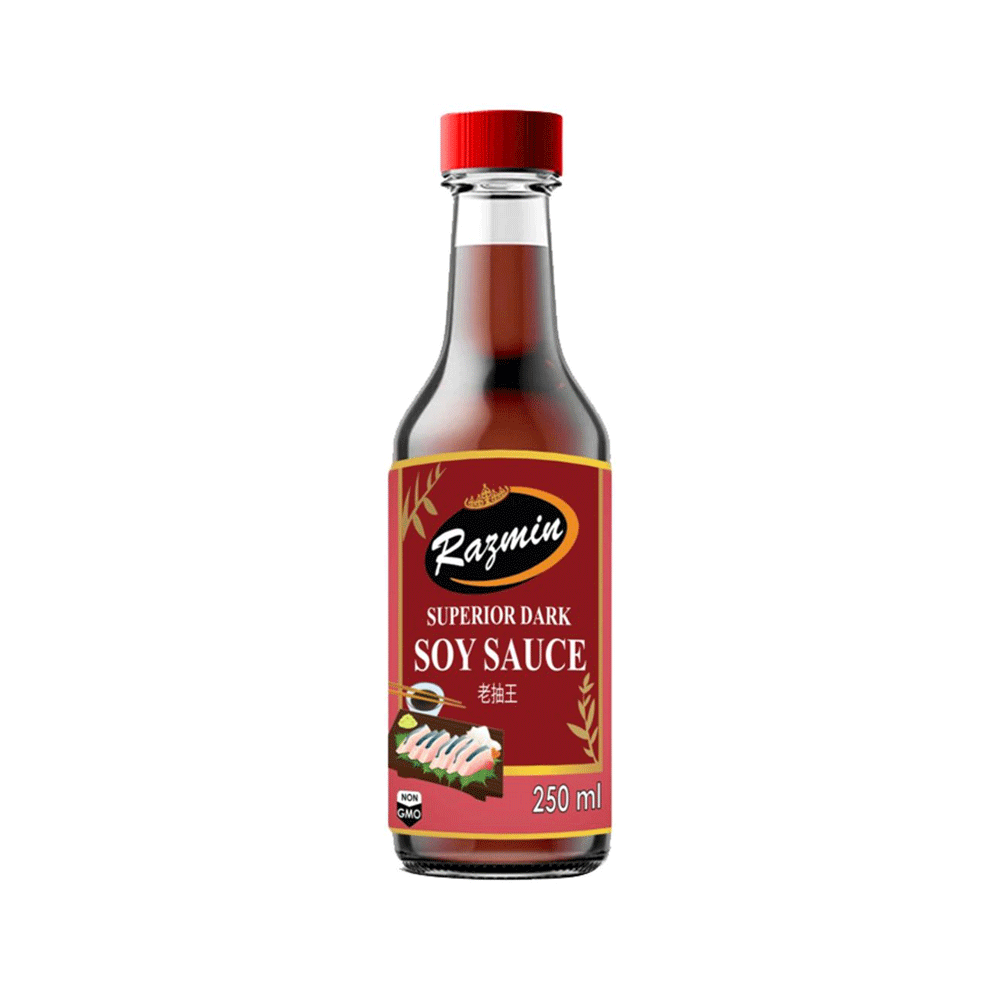 Razmin Dark Soy Sauce 250ml - Snapcart.pk