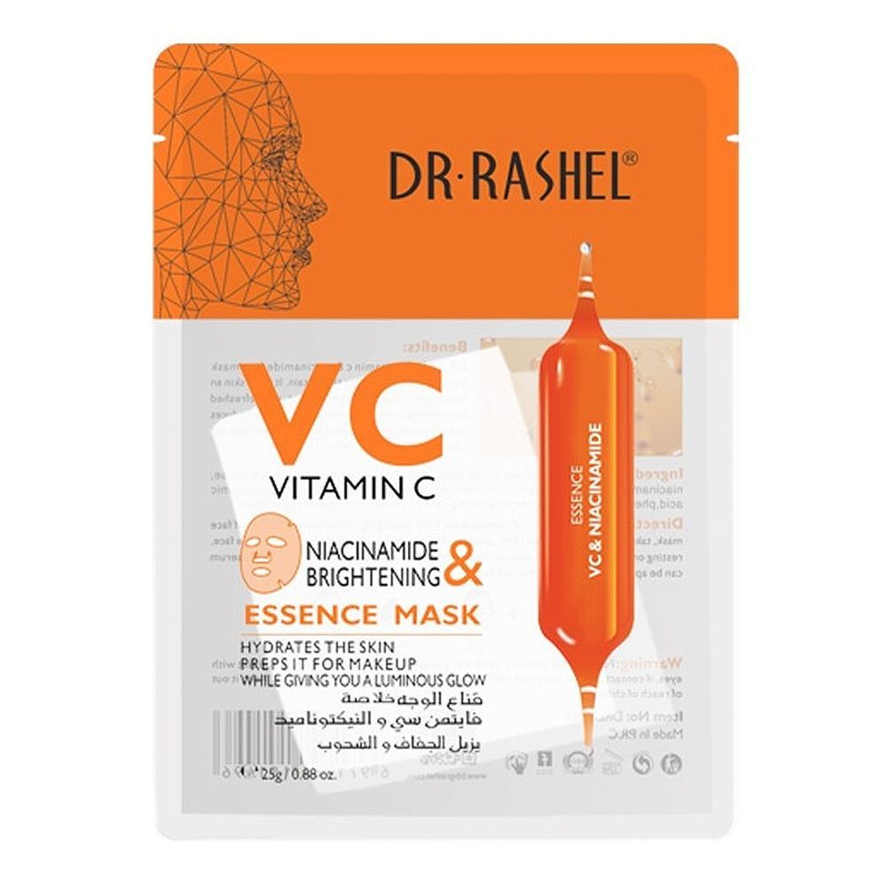 Dr.Rashel VC& Niacinamide Brightening Essence Mask 25G