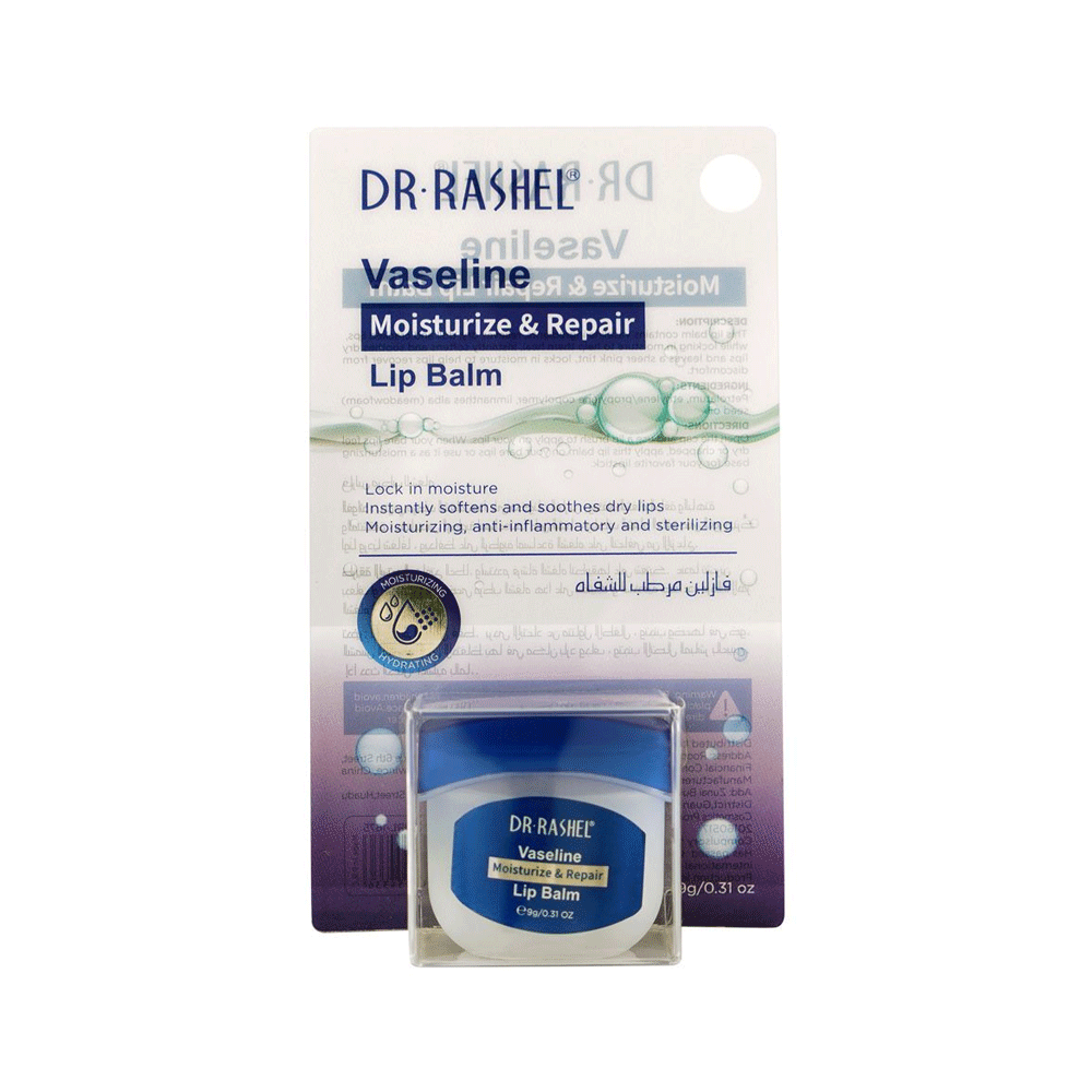 Dr.rashel Vaseline Moisturize & Repair Lip Balm 9g - Snapcart.pk