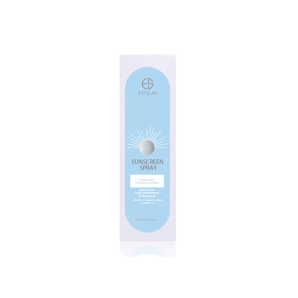 Estelin Spf50 Sunscreen Spray Ultra-light Hydrating & Whitening 180ml - Snapcart.pk