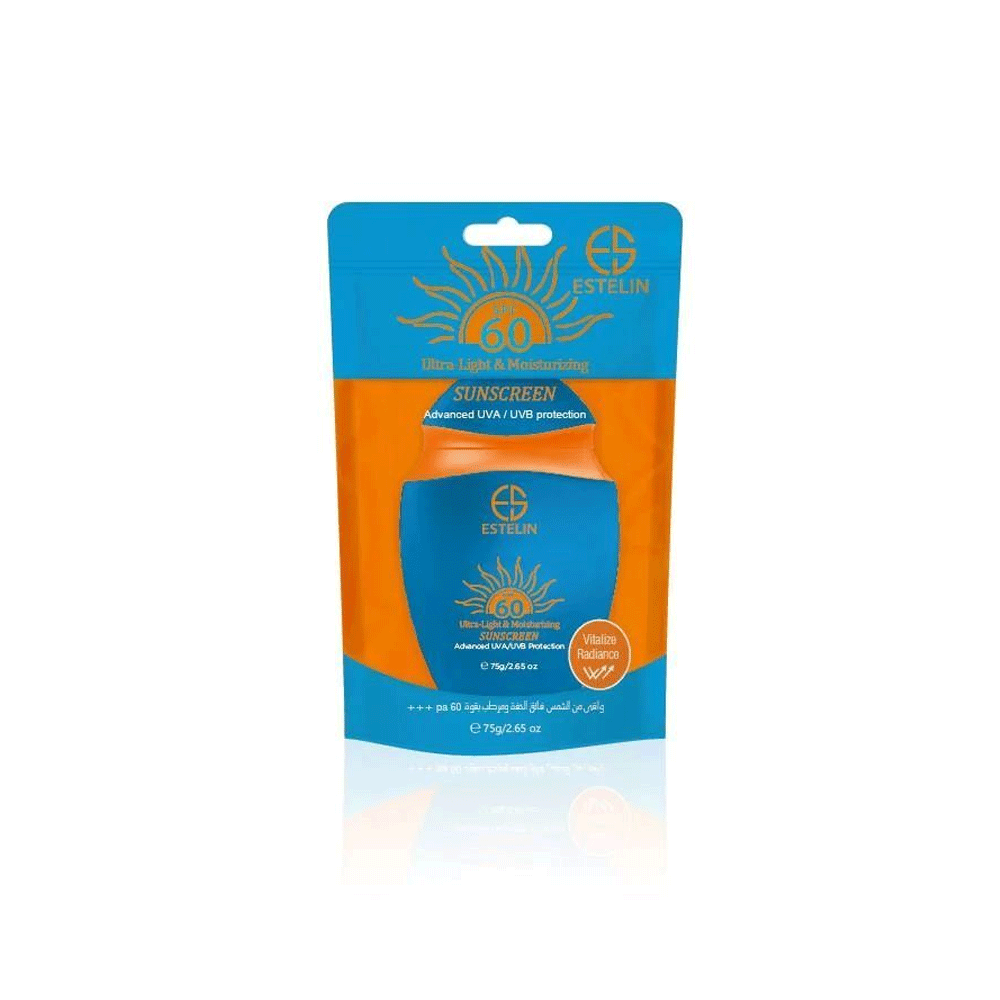 Estelin Ultra-light & Moisturizing Sunscreen Spf 60 75g - Snapcart.pk