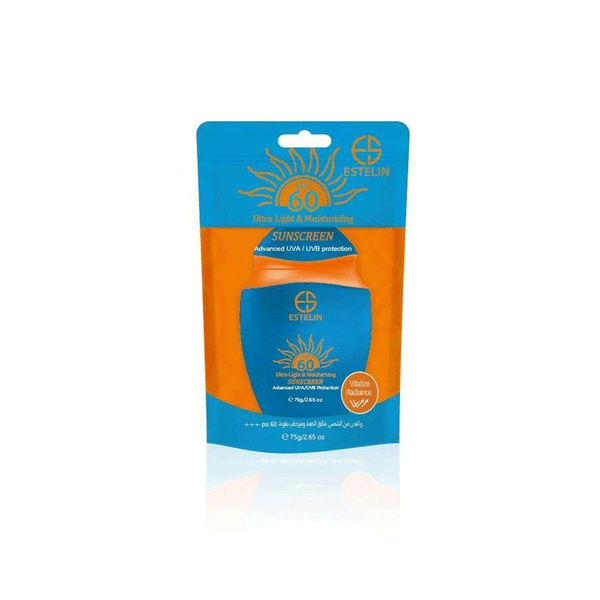 Estelin Ultra-light & Moisturizing Sunscreen Spf 60 75g - Snapcart.pk