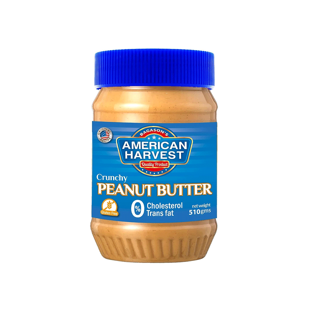 American Harvest Peanut Butter Crunchy 510g - Snapcart.pk