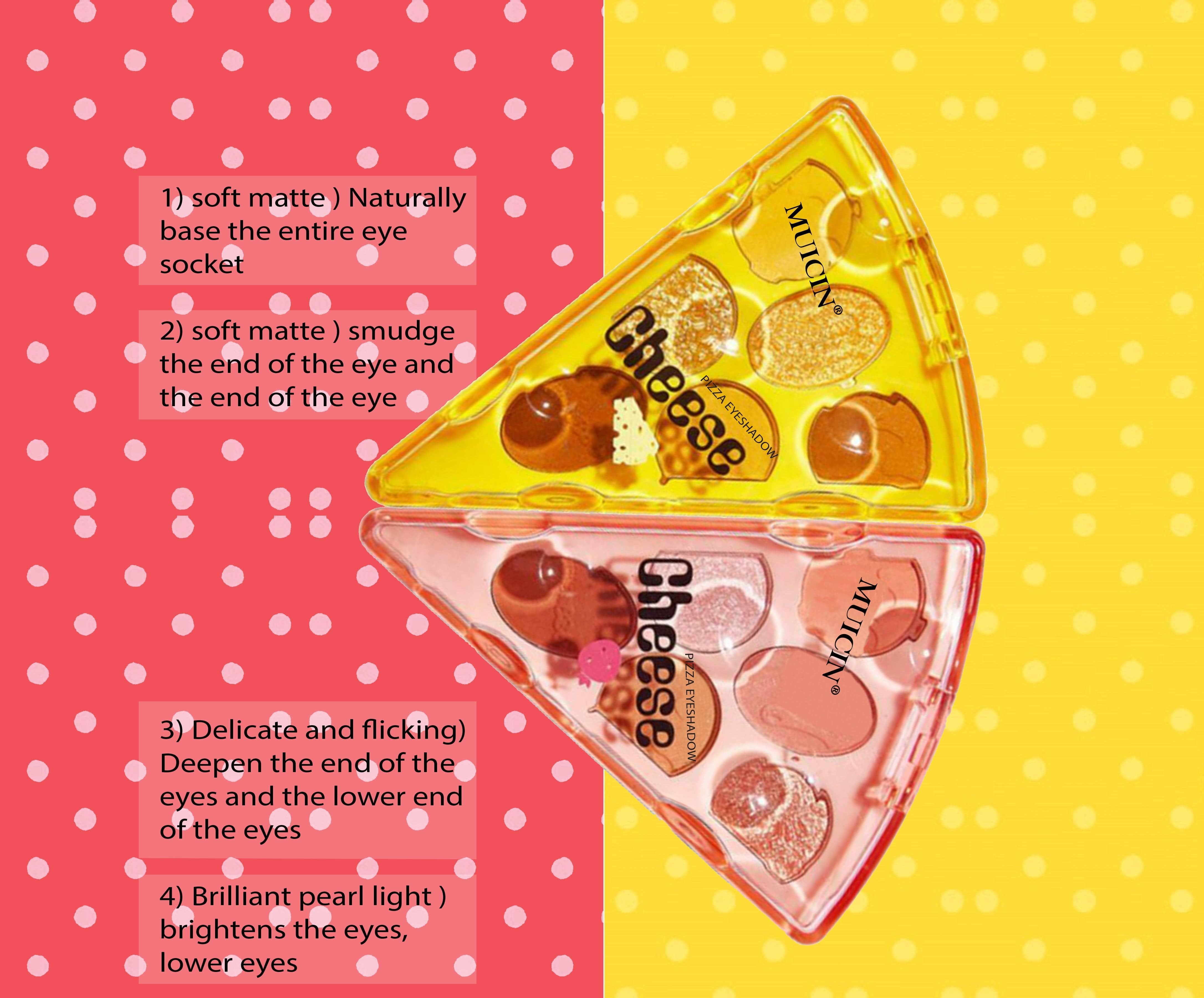 MUICIN - Cheese Pizza Eyshadow Palette - My Store