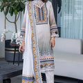 Anum By Al Zohaib Unstitched 3 Piece Digital Printed Lawn Vol-02 Collection'2024-ALZ-01