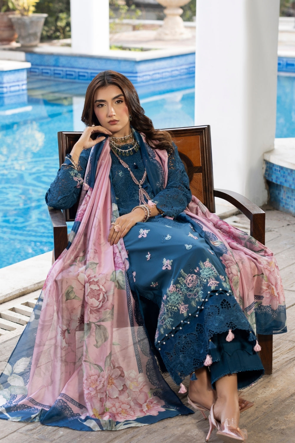 Dil Kash By Gulmina Unstitched 3 Piece Summer Lawn Suit-NAEEMA