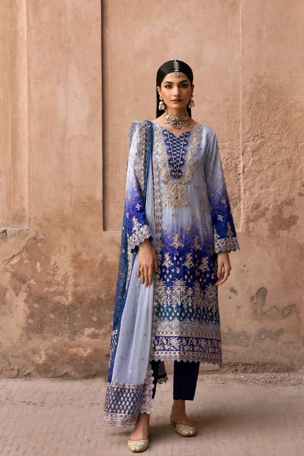 The Empress Wedding By Emaan Adeel Unstitched 3 Piece Formals Suit-Aurevia