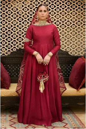 Luna By Mariam Malik Stitched 2 Piece Luxe Silk Pret Collection'2025-Luna- Luxury Pret' - 20