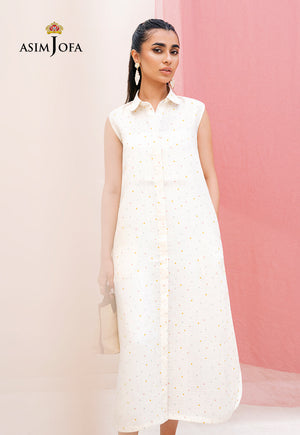 Asim Jofa Day To Day '23 Ajdt-09 (1-Pc) Printed Cotton Dobby 1 Pc