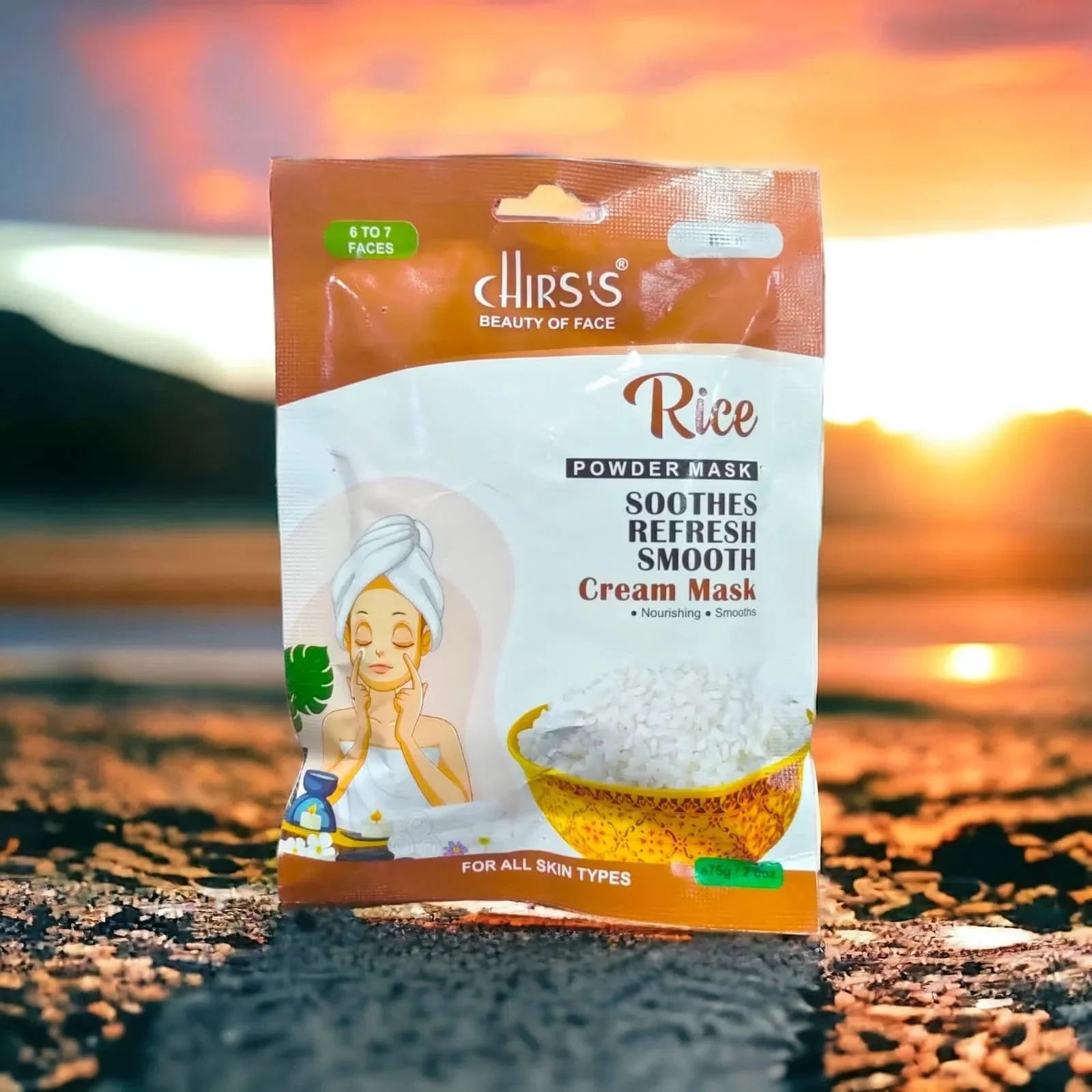 Chirs's Rice Raw Pulp Powder Mask 100G