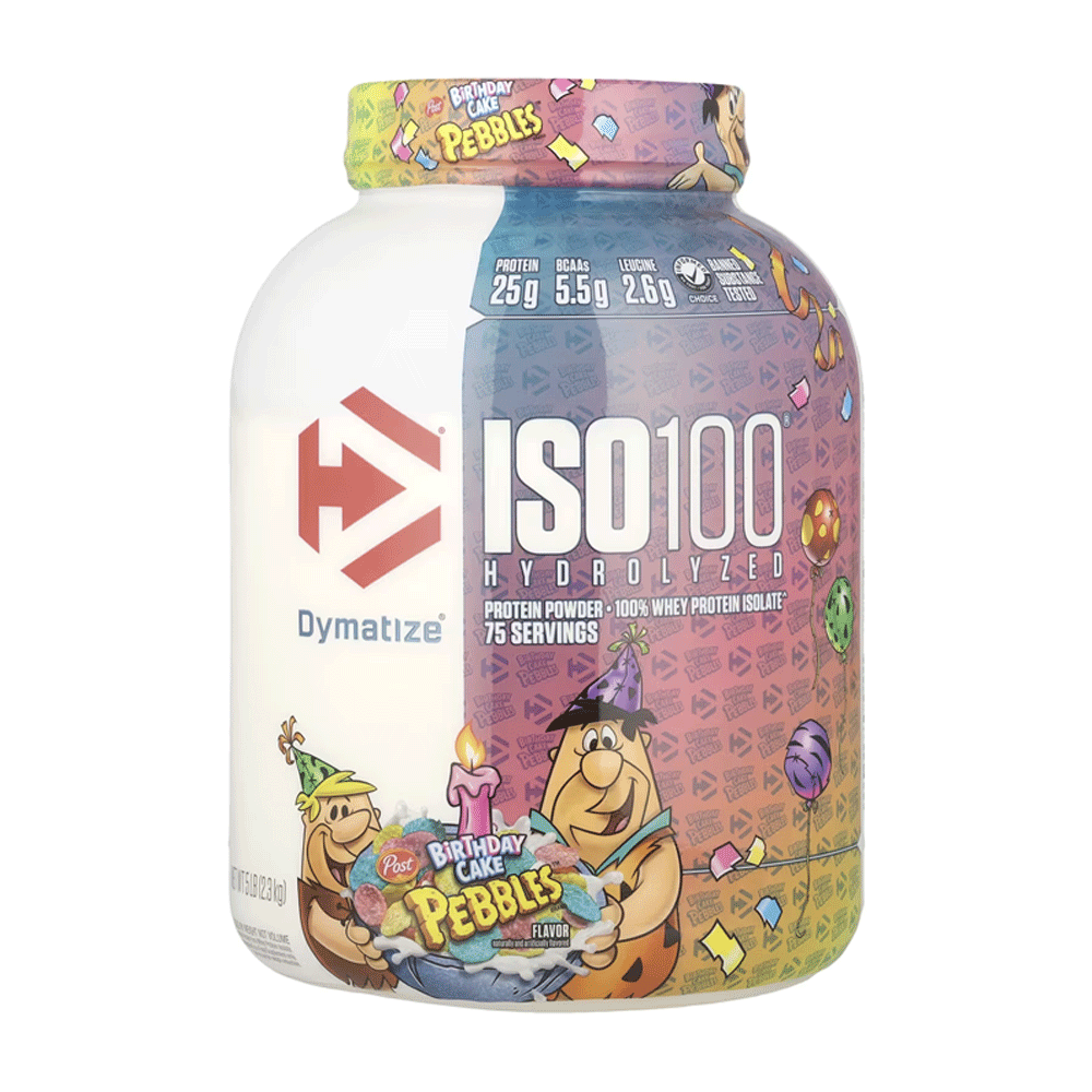 Dymatize Iso 100 Protein Powder Birthday Cake 2.3kg 5lb