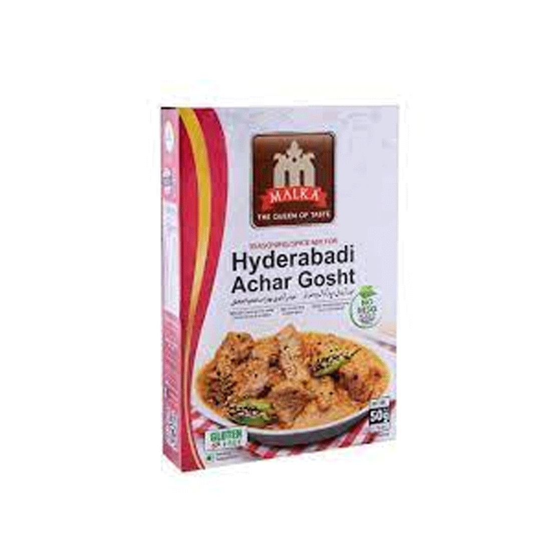 Malka Hyderabadi Achar Gosht 50g - Snapcart.pk