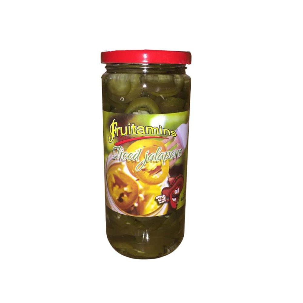 Fruitamins Green Sliced Jalapeno Peppers 467g - Snapcart.pk