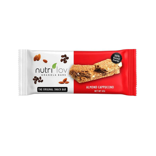 Nutri Lov Almond Cappuccino Bar 45g - Snapcart.pk