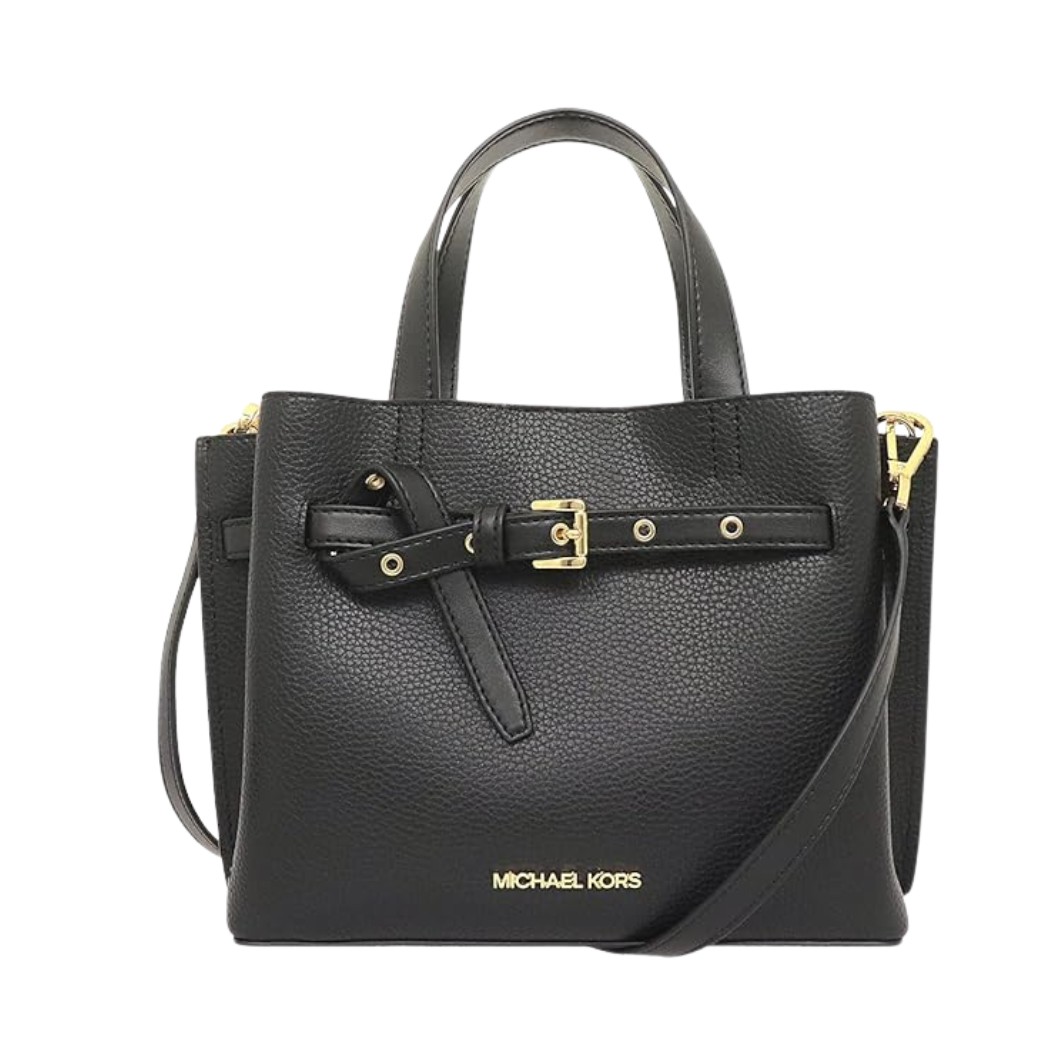 Michael Kors Emilia Small Logo Satchel In Black - 35H0GU5S1B