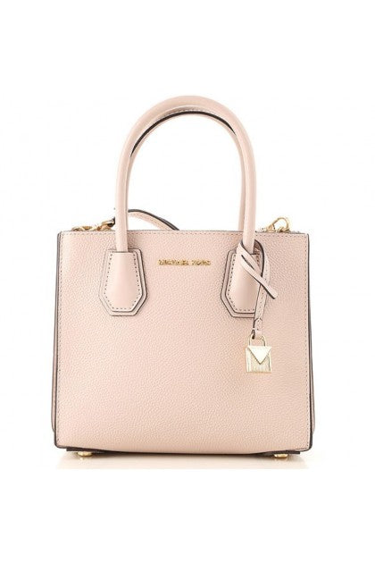 Mercer Medium Pebbled Leather Accordion Crossbody Bag In Soft PInk - 30F8GM9M2T