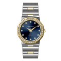 Michael Fellini Two-tone Stainless Steel Blue Dial Quartz Watch for Ladies - MF-2350-06