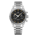 Pagani Design Silver Stainless Steel Black Dial Chronograph Quartz Watch for Gents - PD1766