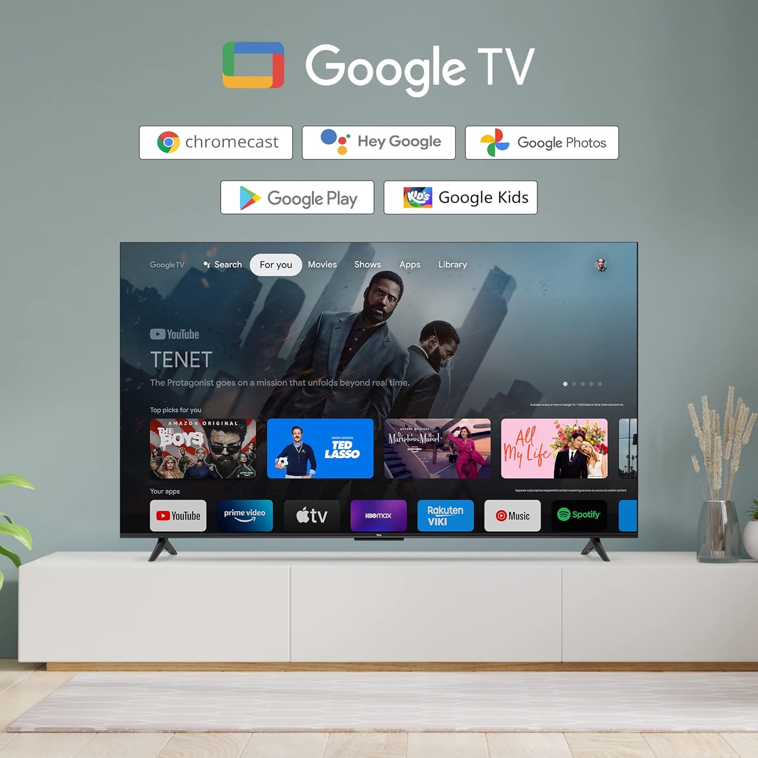 TCL iFFALCON 126 cm (50 inches) 4K Ultra HD Smart LED Google TV iFF50U62 - My Store