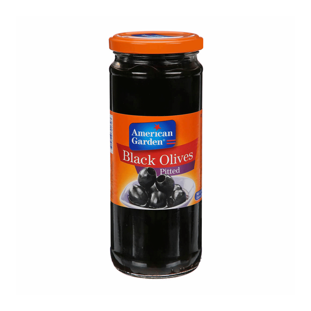 American Garden Black Olives Pitted 450g - Snapcart.pk