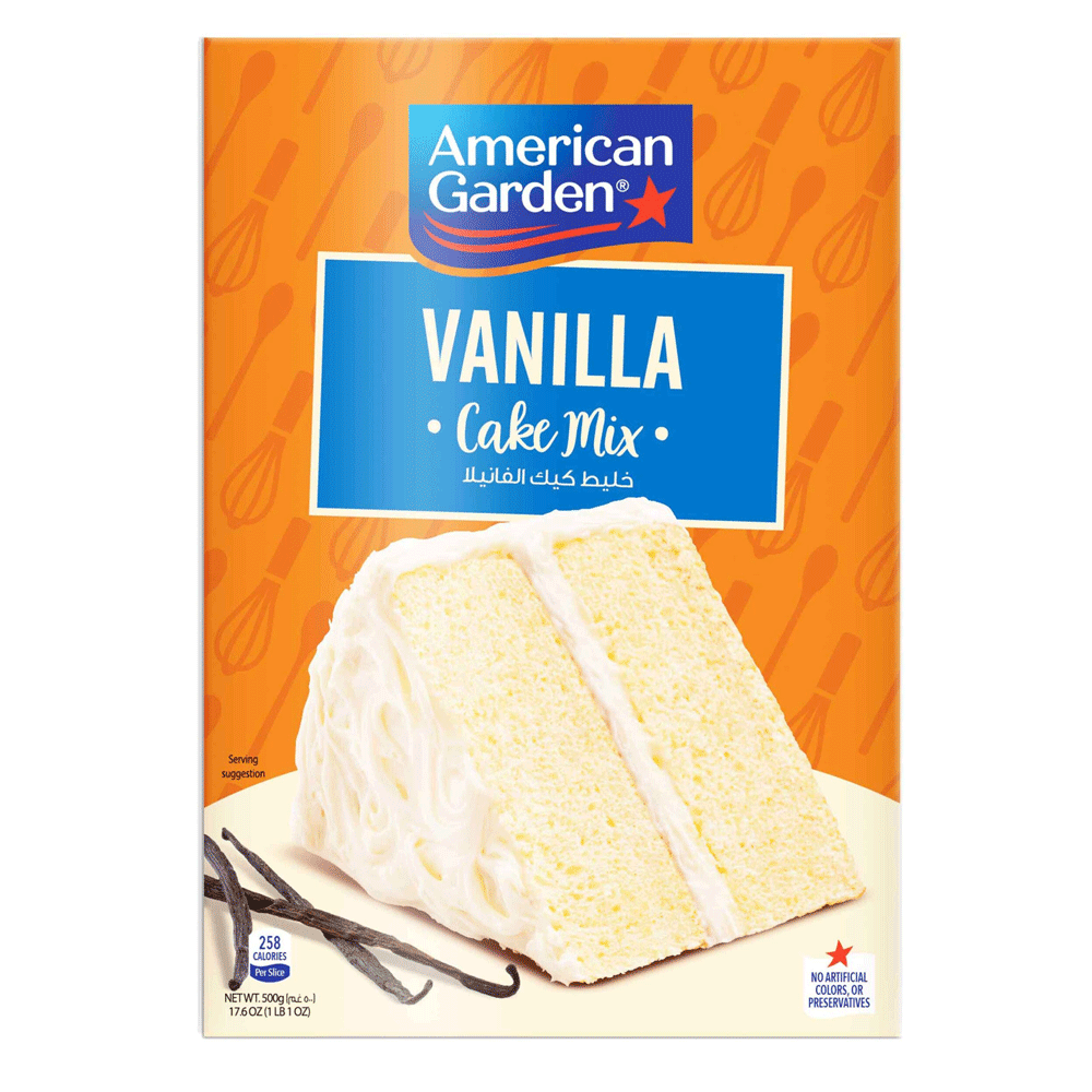 American Garden Vanilla Cake Mix 500g