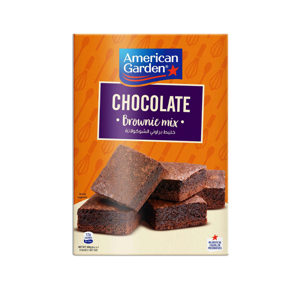 American Garden Chocolate Brownie Mix 500g - Snapcart.pk